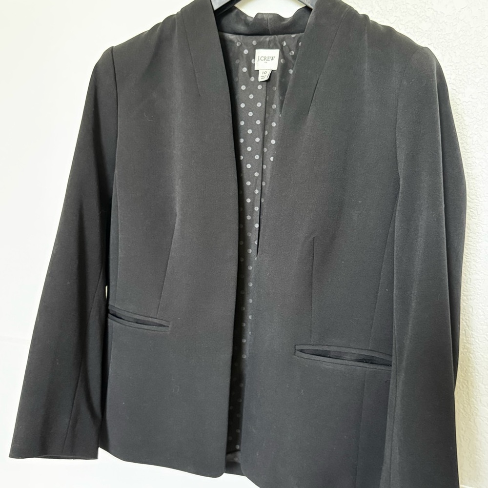 J. Crew Women's Black Going Out Blazer- NWOT